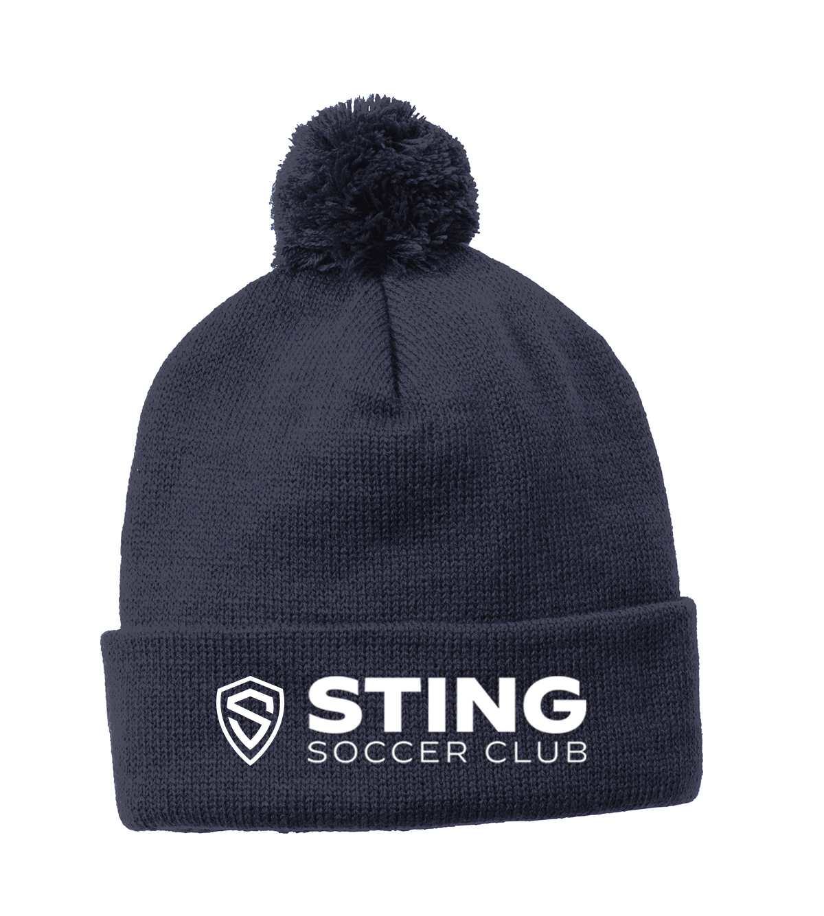 Sting 25 Solid Pom Pom Beanie