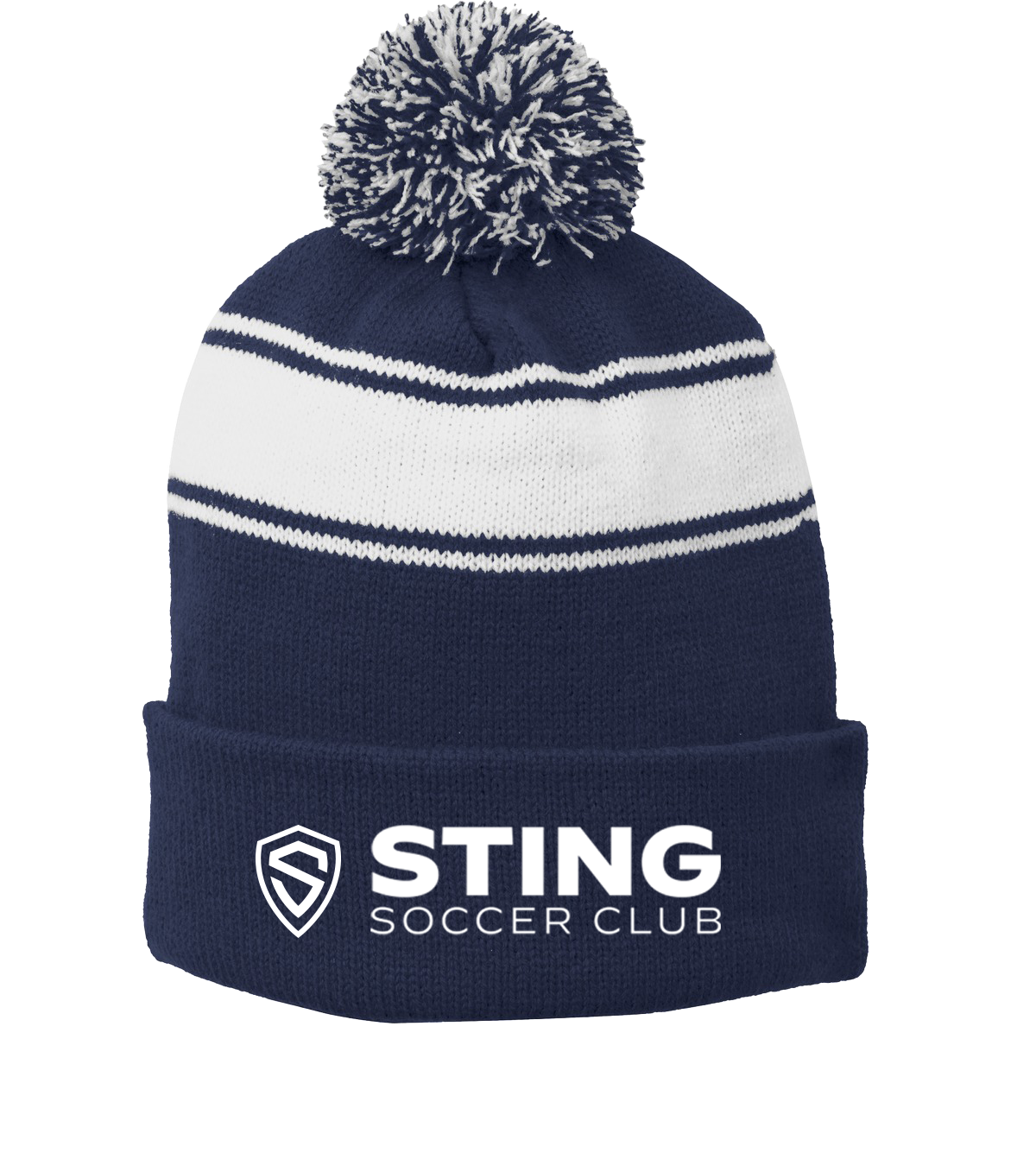 Sting Soccer Knit Pom Beanie