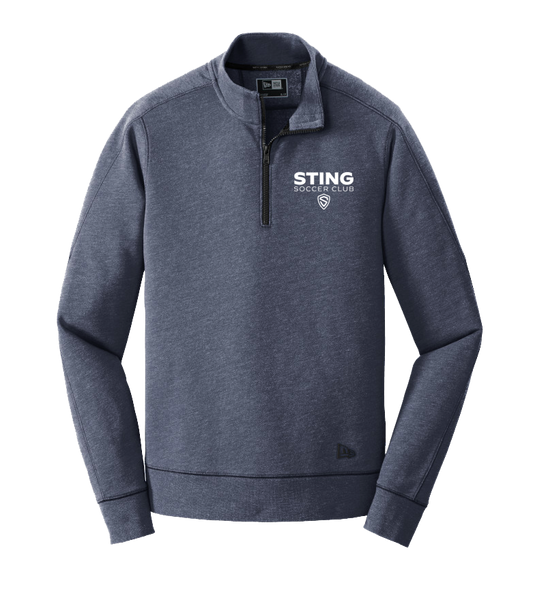 Sting 20 New Era Tri-Blend Fleece 1/4-Zip Pullover