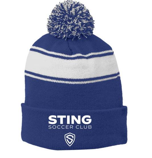 Sting Soccer Knit Pom Beanie