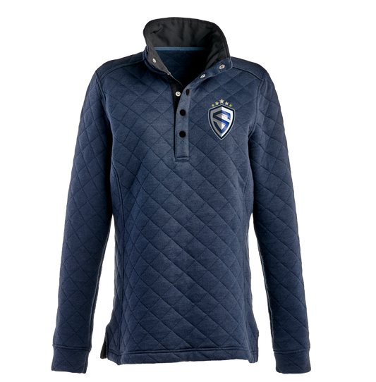 Sting 20 JA Ladies Quilted Snap Pullover