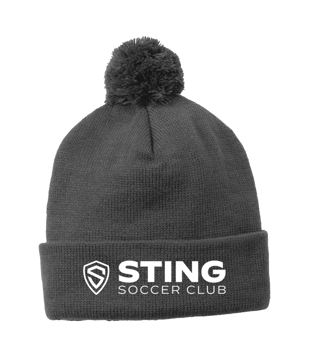 Sting 25 Solid Pom Pom Beanie