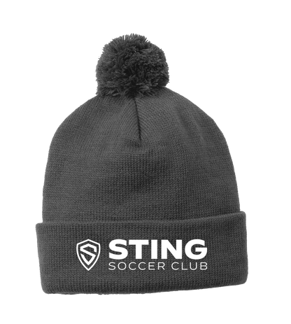 Sting 25 Solid Pom Pom Beanie