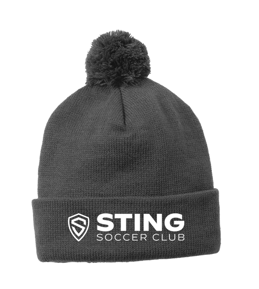 Sting 25 Solid Pom Pom Beanie