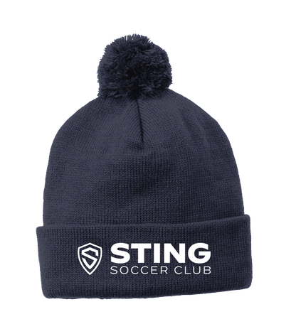 Sting 25 Solid Pom Pom Beanie