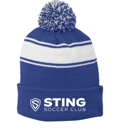 Gorro de punto con pompón de fútbol Sting