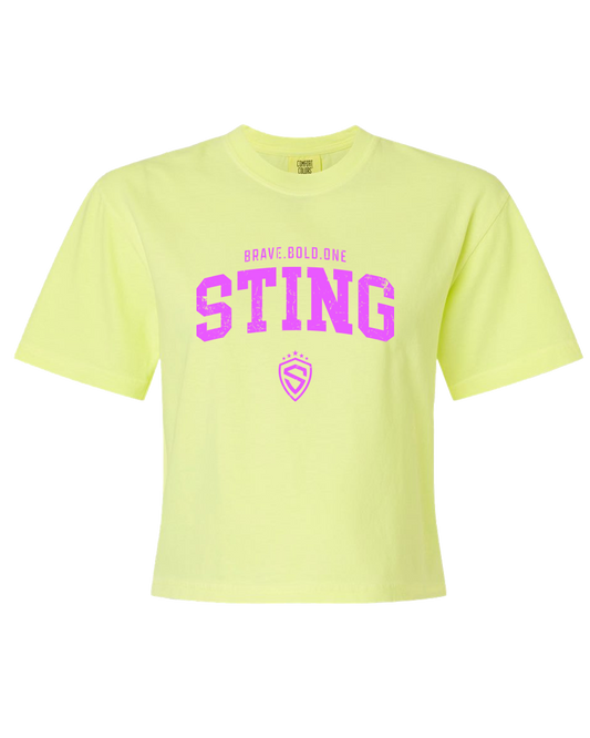 Sting 25 Women's Heavyweight Boxy Tee