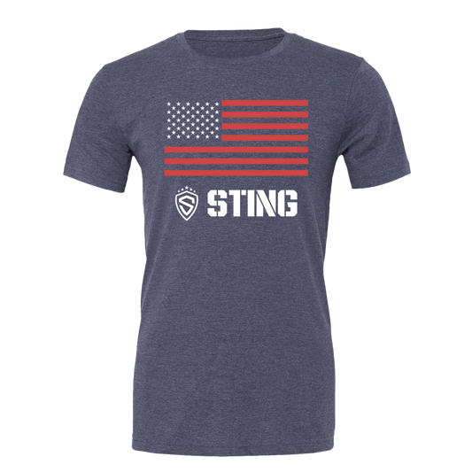 Sting 4th of July Flag Tee