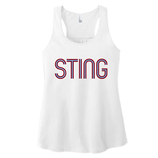 Sting 4th of July Stripes Racerback Tank