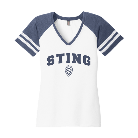 Sting Collegiate District �� Women���s Game V-Neck Tee