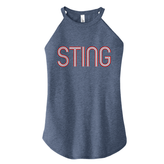Sting 4th of July Stripes Rocker Tank