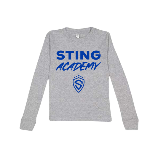 Sting Academy Youth Baby Rib Pajama Top