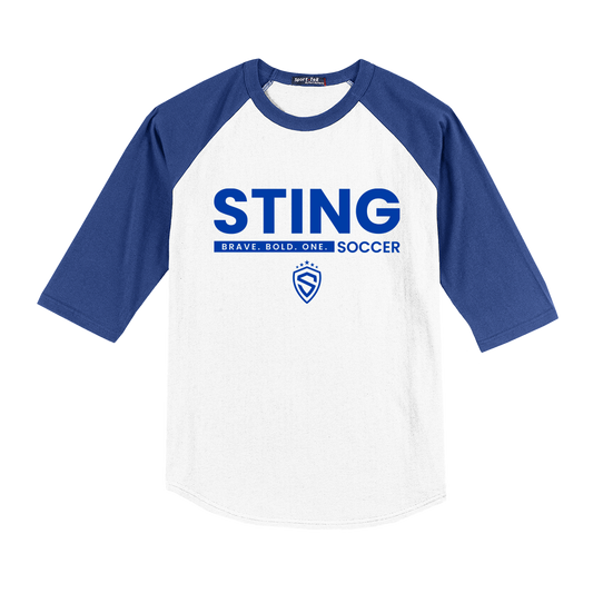 Sting 23 PosiCharge Tri-Blend Wicking Raglan Tee