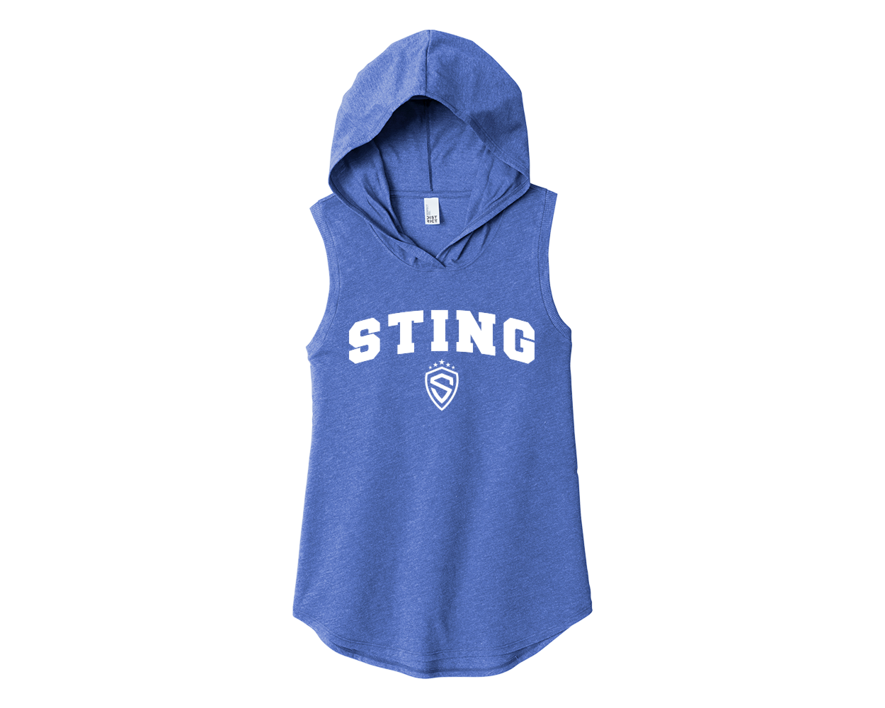 District Women's Perfect Tri Sleeveless Hoodie, Product